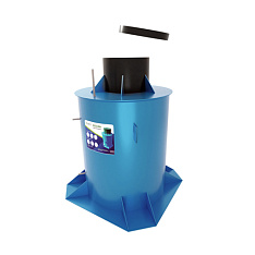 Кессон ЭКОБАТ тип 5 с муфтой, с лестницей, круглый | СТРОЭКОС