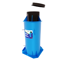 Кессон ЭКОБАТ тип 2/4 с муфтой, с лестницей, круглый | СТРОЭКОС